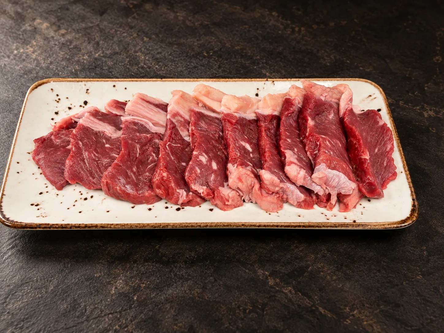Roast beef de Angus argentino, en crudo