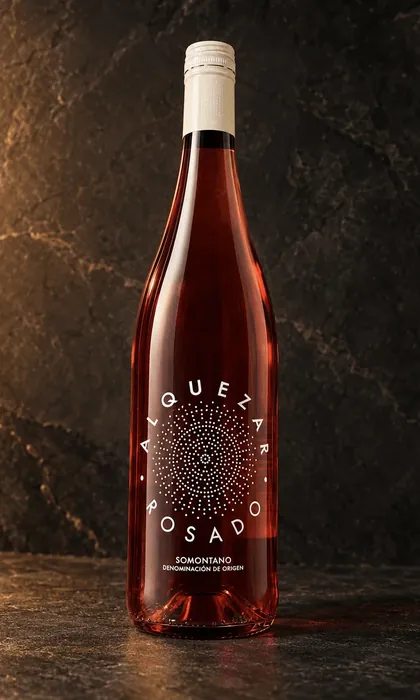 Botella de Pirineos Alquézar Rosado
