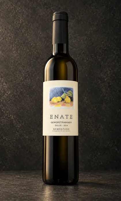 Botella de Enate Gewürztraminer dulce