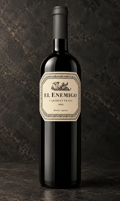 Botella de El Enemigo Cabernet Franc 2022