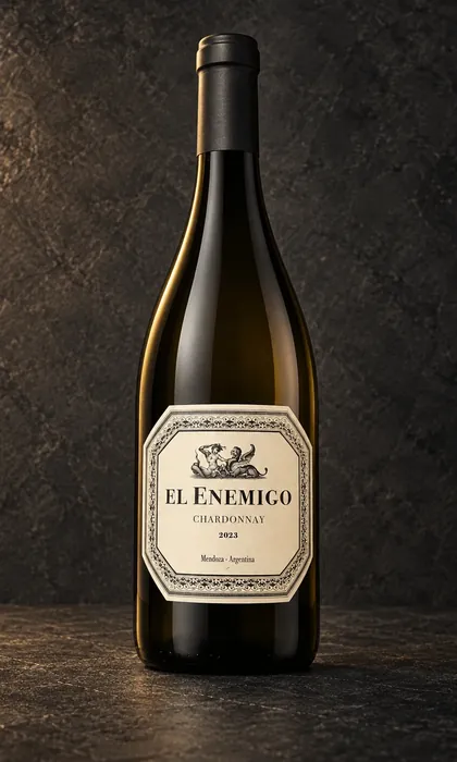 Botella de El Enemigo Chardonnay