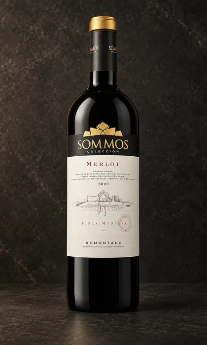 Botella de Sommos Colección Merlot 2020