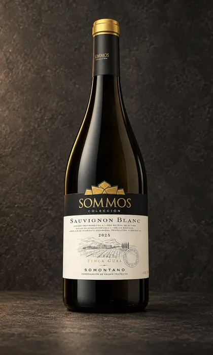 Botella de Sommos Colección Sauvignon Blanc 2025